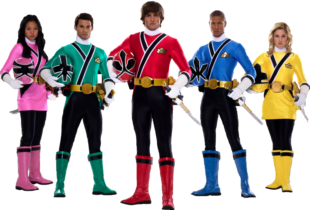 Samurai Rangers Without Background Photo By Wesleygoldranger 