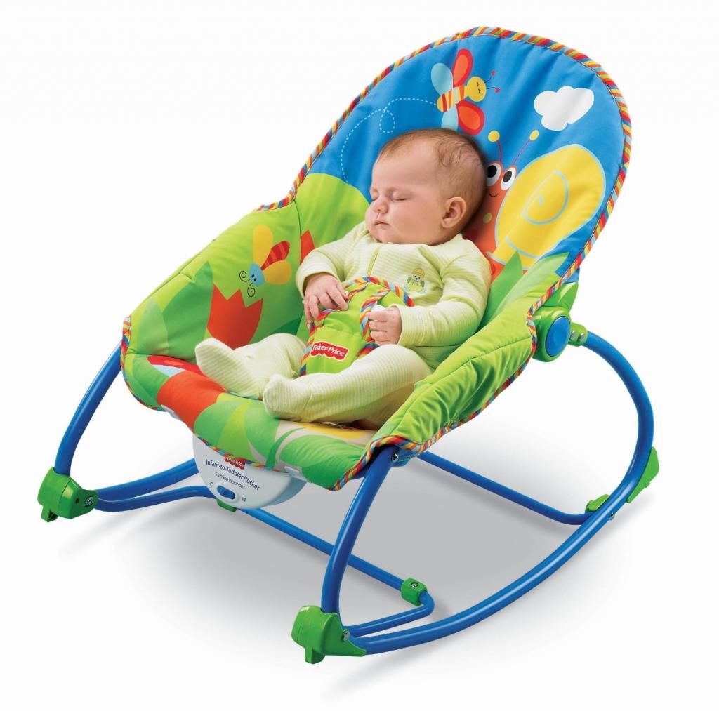 Ghế rung Fisher Price Lady Bug 33402 1 Ghế rung Fisher Price Lady Bug 33402 1