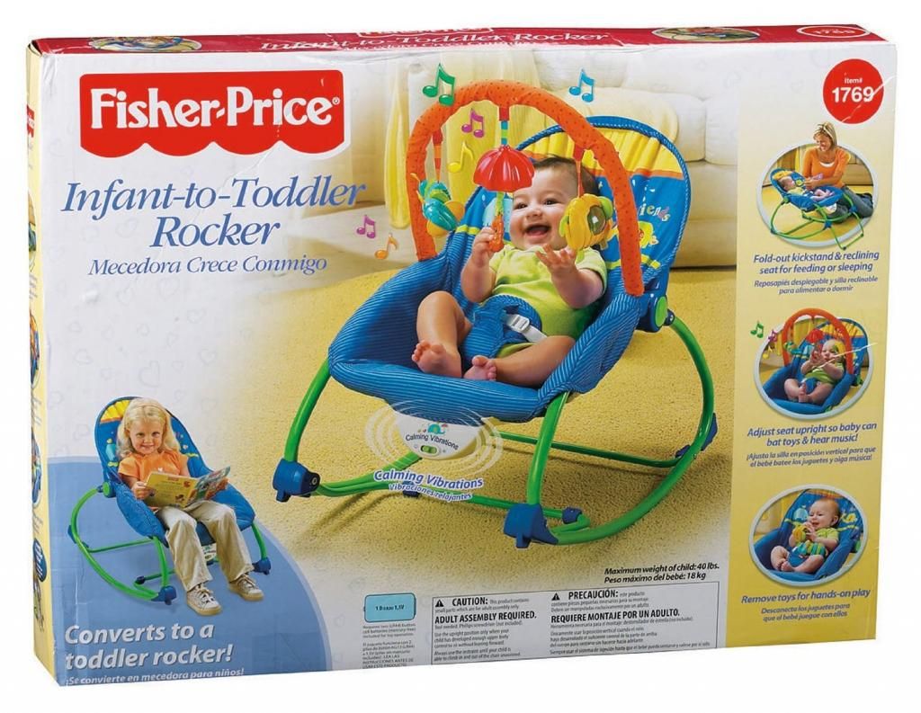 Ghế rung Fisher Price Infant To Toddler Rocker 95284 4