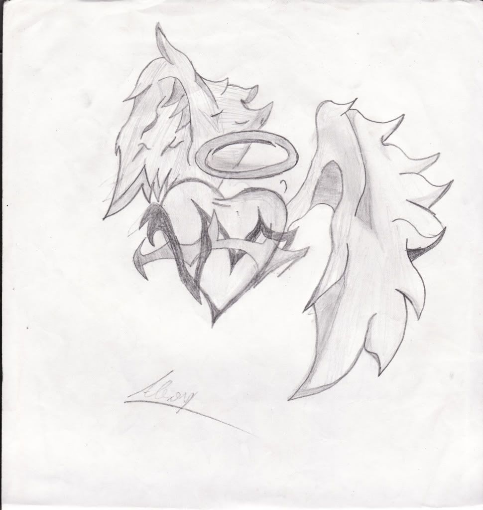 DIBUJOS DE CORAZONES A LAPIZ | TODO PARA FACEBOOK IMAGENES PARA ...