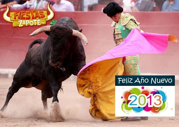 Feliz año 2013 Feliz año de parte de Fiestas Zapote