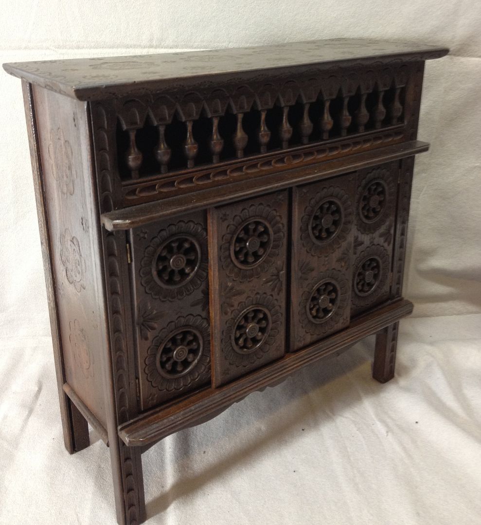 ANCIEN MEUBLE DE POUPÉE BRETON lit clos mobilier armoire eBay