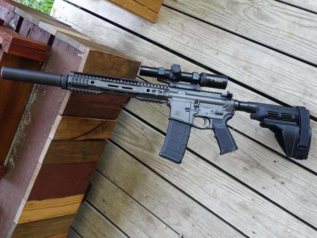 Any reason I can't put a rifle scope on a pistol?