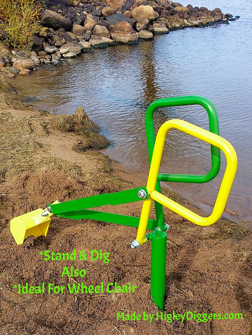 Stand & Dig Playground Sand DiggerBackhoeExcavator Photo by bhigs54