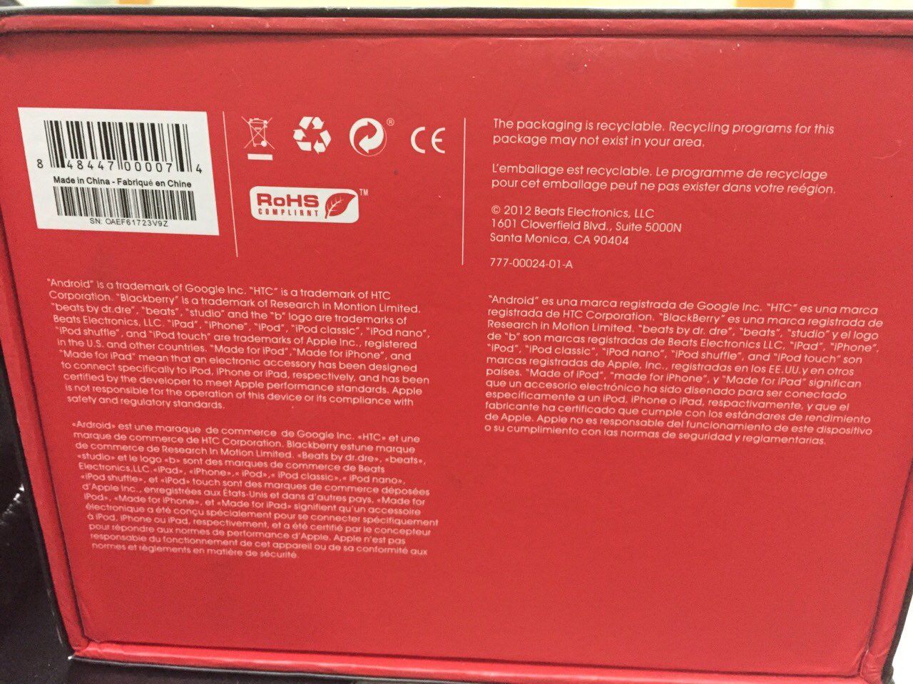 tai nghe  Beats Pro fullbox mới 99,99%,giá tốt - 1