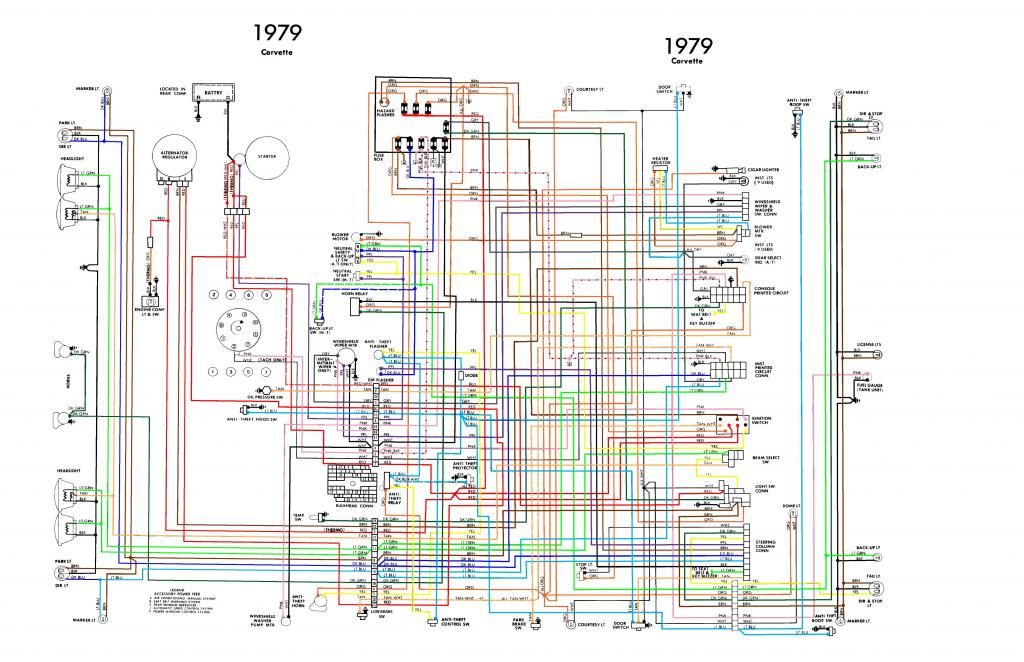 79 wiring diagram - CorvetteForum - Chevrolet Corvette Forum Discussion