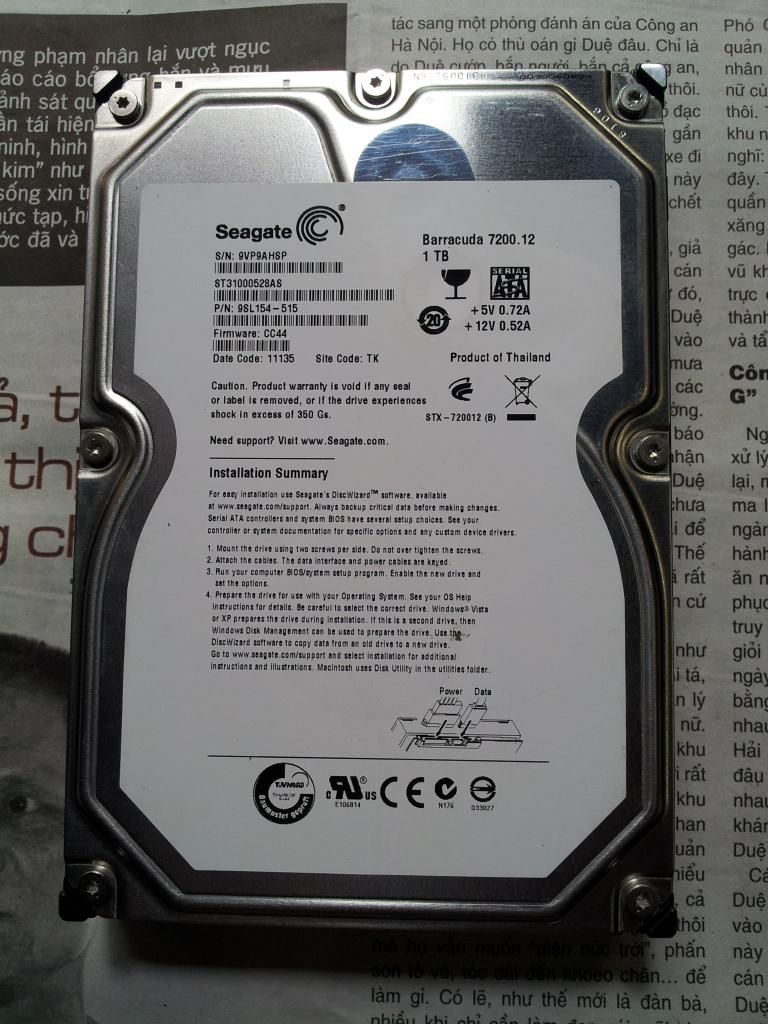 Cần bán HDD PC