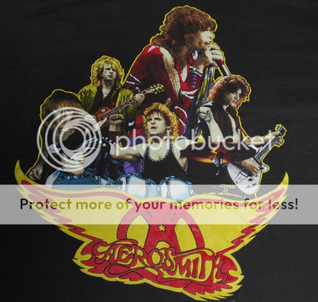 VINTAGE AEROSMITH WALK THIS WAY TOUR T  SHIRT 1980S XL  