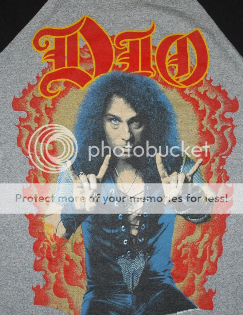 VINTAGE DIO SACRED HEART TOUR T  SHIRT 1985 M ORIGINAL  