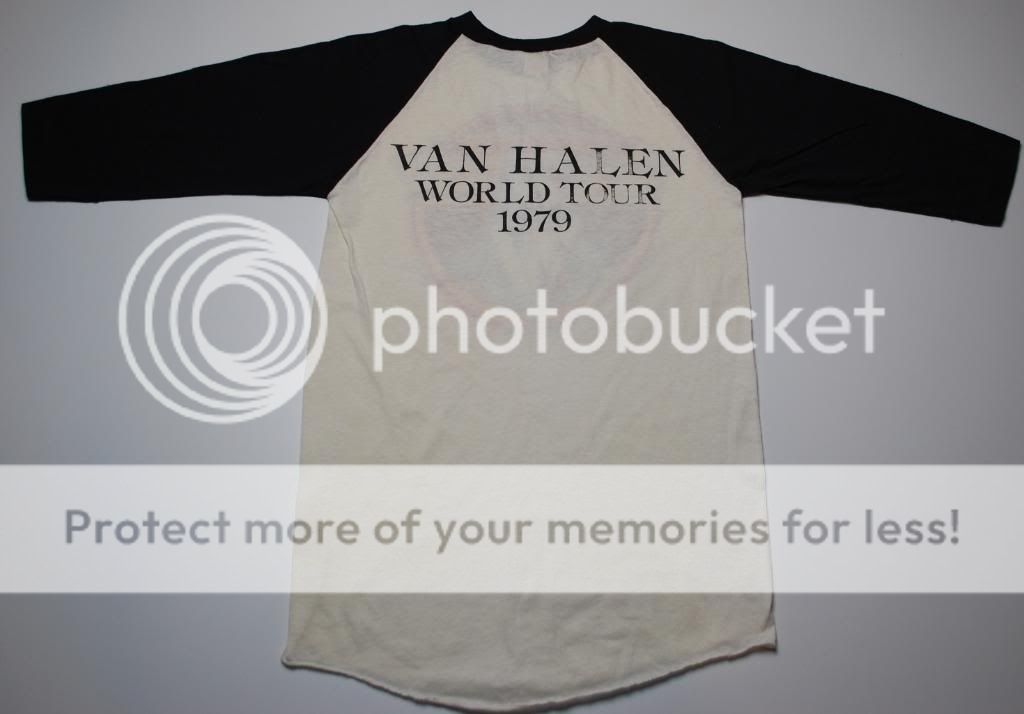 VINTAGE VAN HALEN 1979 WORLD TOUR SHIRT 1979 M ORIGINAL  