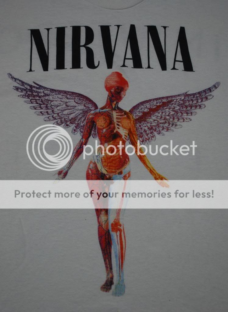 VINTAGE NIRVANA IN UTERO LIVE 94 T  SHIRT 1994 XL ORIGINAL  