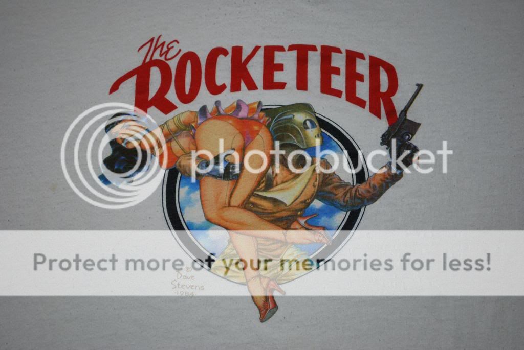 VINTAGE THE ROCKETEER 84 T  SHIRT 1984 XL ORIGINAL  