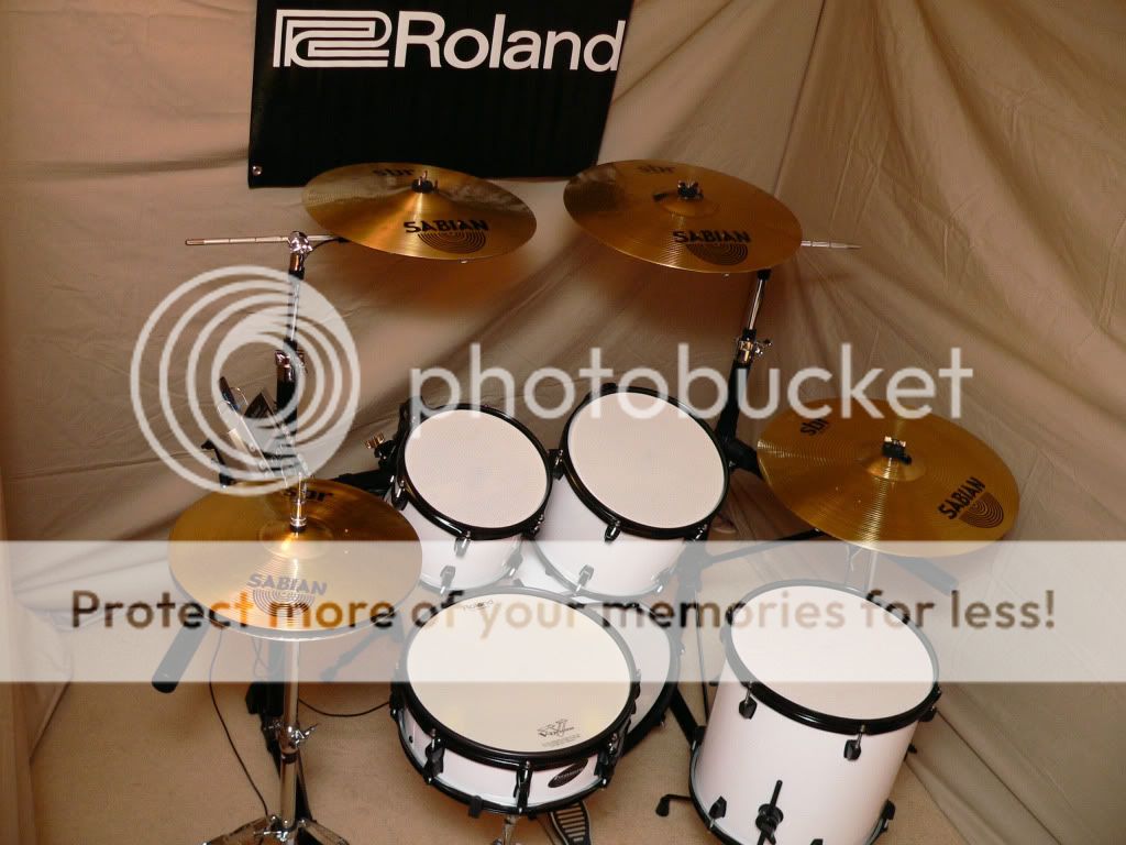 Custom Roland Electronic V Drum Kit TD 9KX2 TD 9 12 Rocker Silent Drums Set