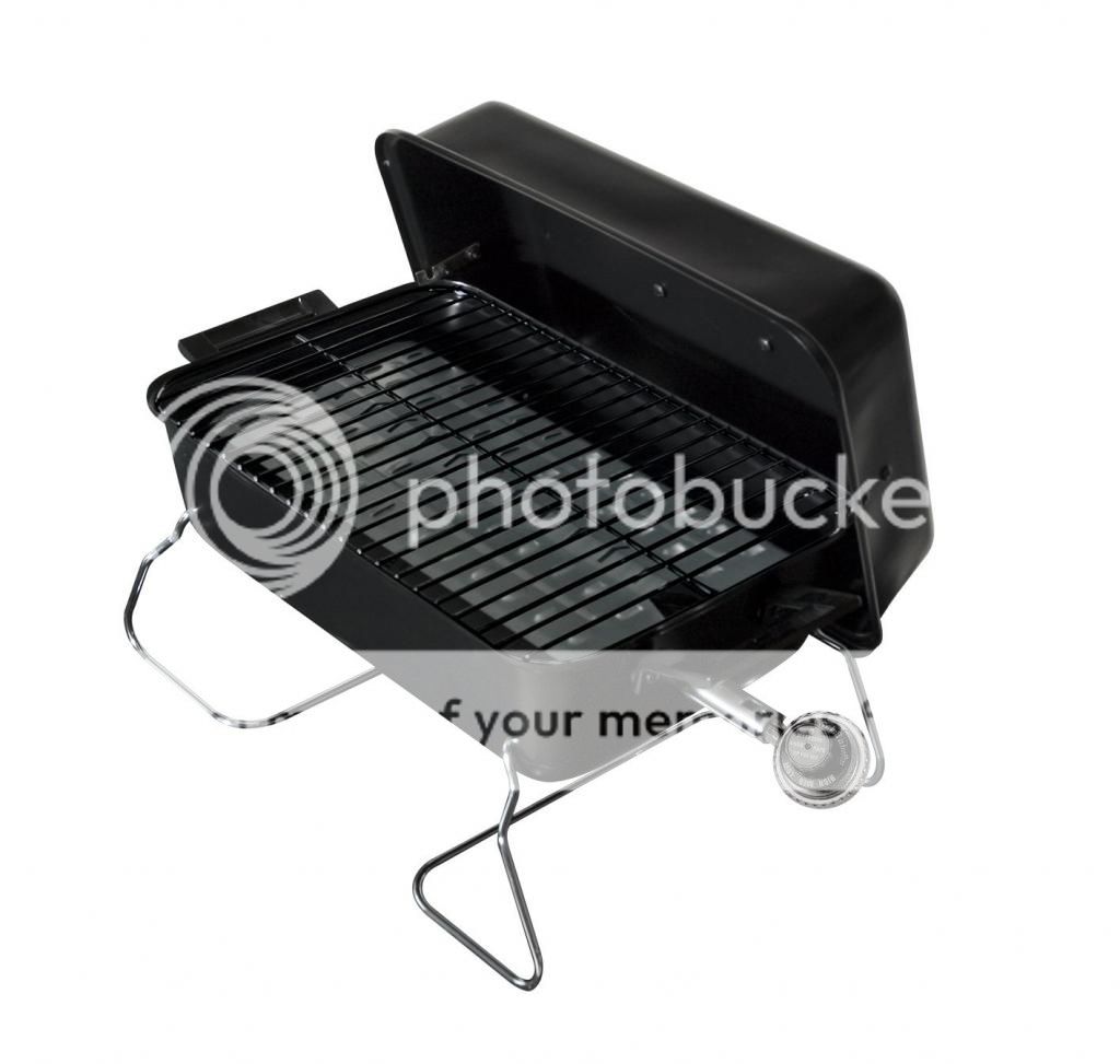 New Tabletop Gas Grill BBQ Portable Propane Barbecue Grills Heat Camping Outdoor